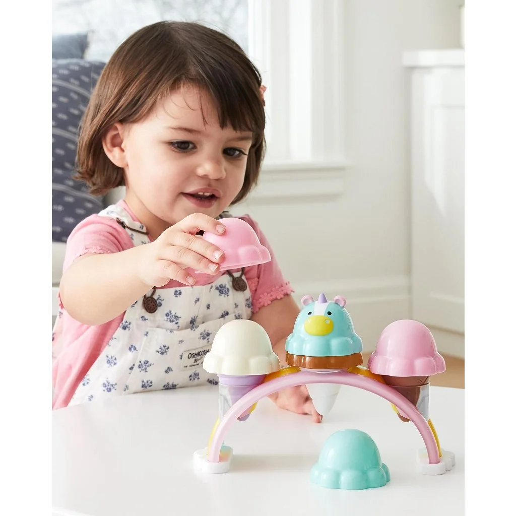 Zoo Súprava zmrzlinová stohovacia s meniacimi sa farbami Sweet Scoops 2r+