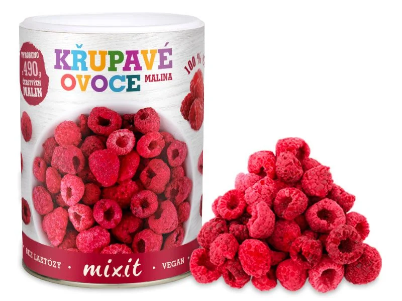 Mixit Malina Chrumkavé Ovocie 70g 1×70 g, mrazom sušené ovocie