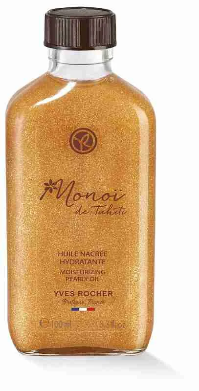 Yves Rocher Hydratačný olej na telo a vlasy s perleťou MONOI 1×100 ml, hydratačný olej na telo a vlasy