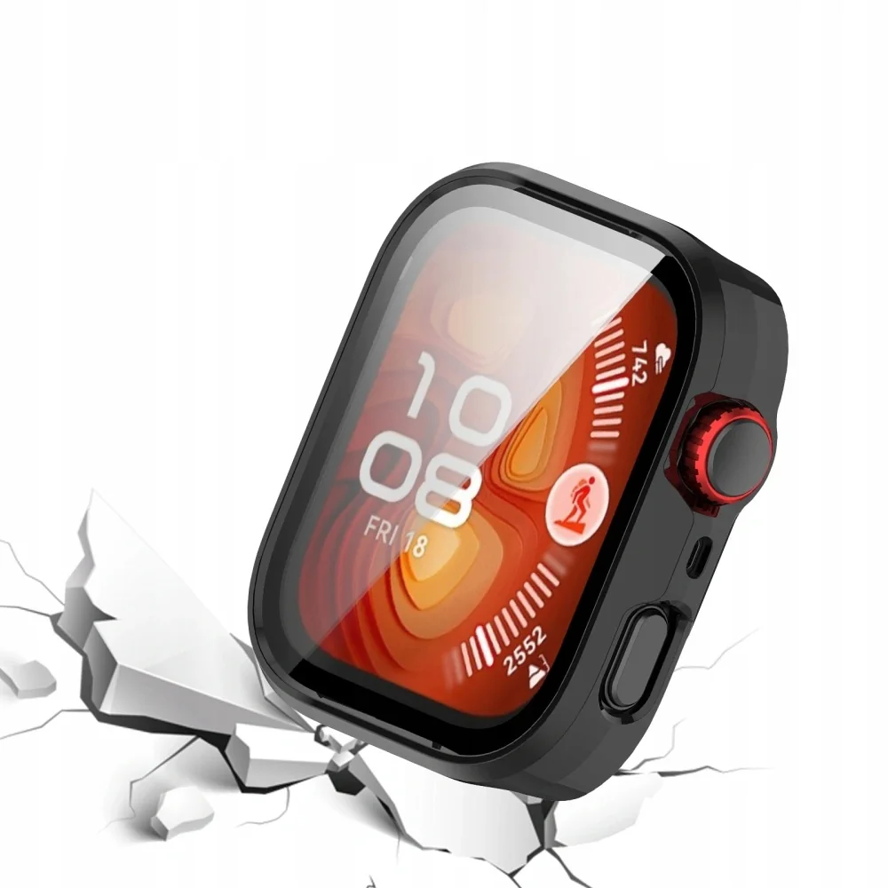 Tech-Protect Defense puzdro so sklom na Huawei Watch Fit 4, priesvitné