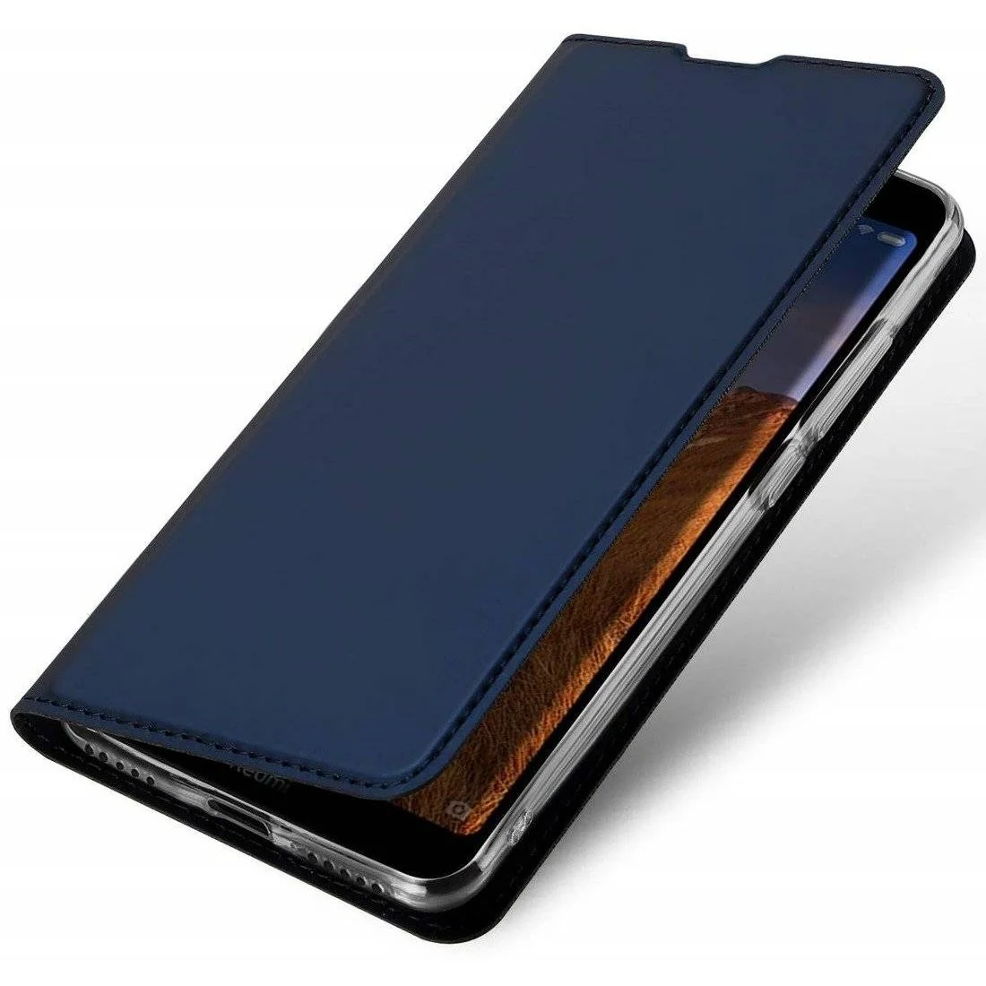 DUX DUCIS Skin Pro knižkové kožené puzdro na Huawei P Smart 2020 modré