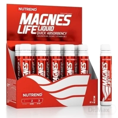 NUTREND MAGNESLIFE Liquid 10×25 ml, fľaštičky