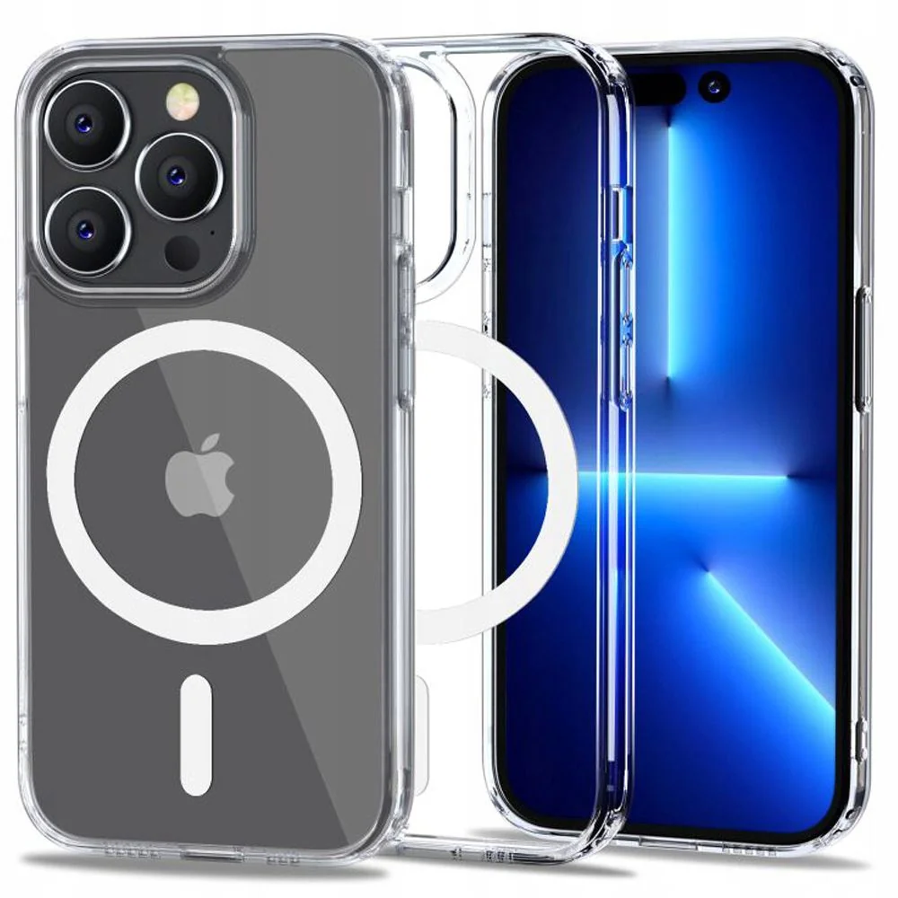 Tech-Protect FlexAir MagSafe kryt na iPhone 14 Pro, priesvitný