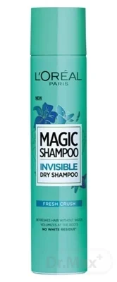 L´OREAL MAGIC INVISIBLE DRY SHAMPOO FRESH CRUSH 1×200 ml, šampón