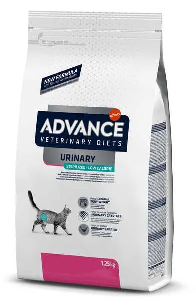 Advance-VD Cat Avet Cat Sterilized Urinary Low Calorie 1,25kg 1×1,25 kg