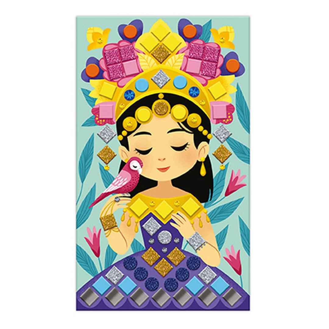 Janod Atelier Maxi Kreatívna sada Mozaika Princezné a víly Maxi 5+ 