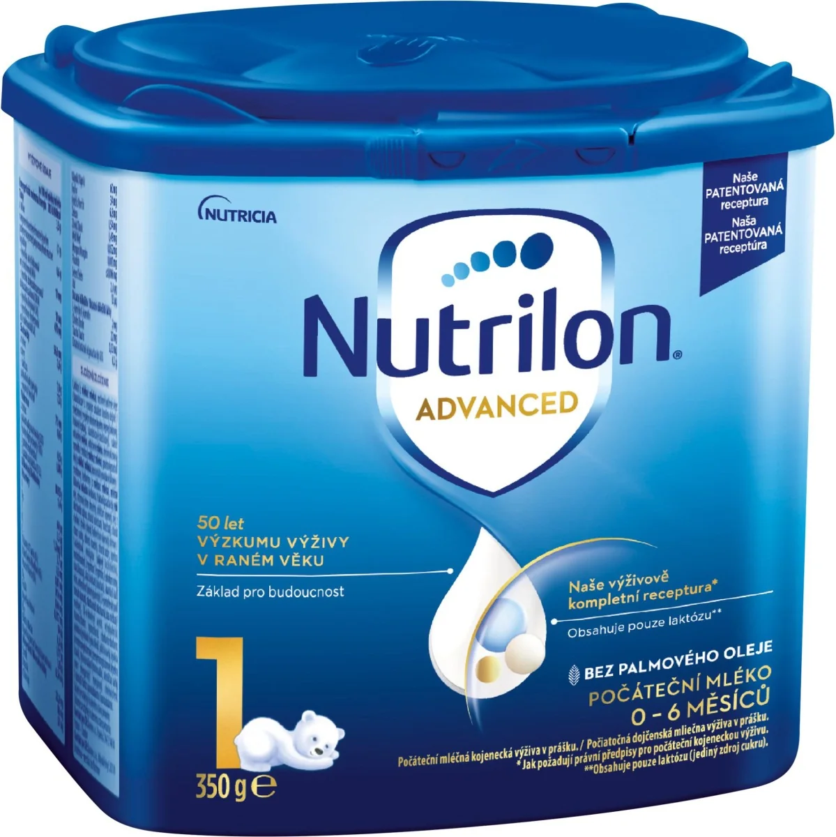 Nutrilon 1 1×350 g, detská výživa, od narodenia