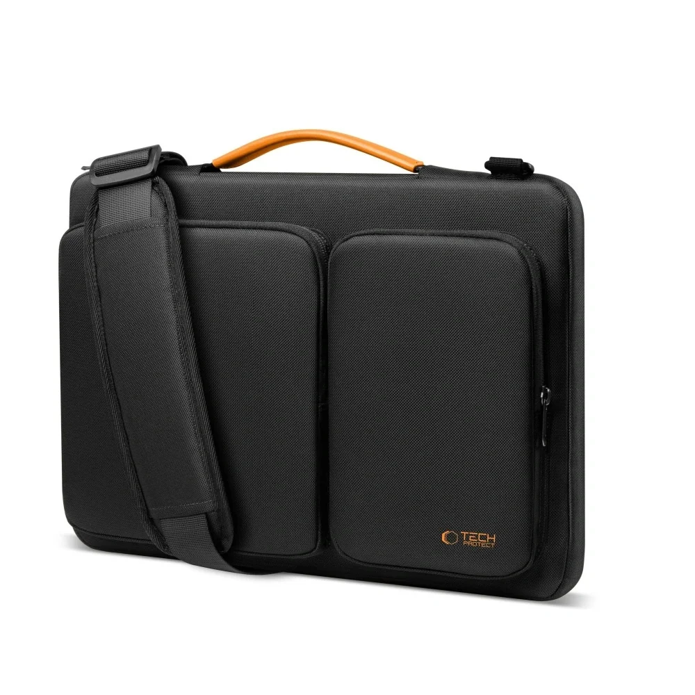 Tech-Protect Defender Bag taška na notebook 15-16'', čierna / oranžová