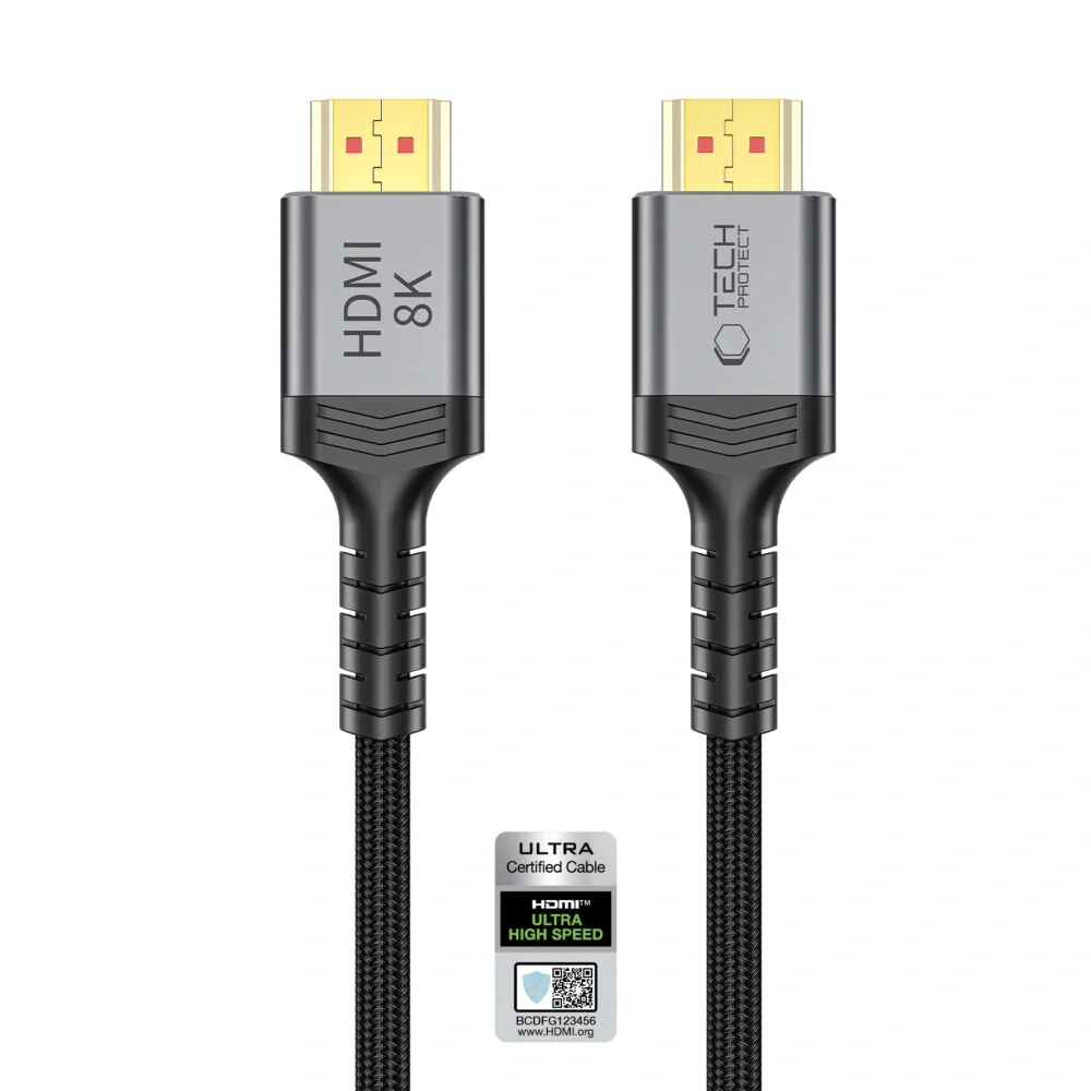 Tech-Protect Ultraboost kábel HDMI 2.1 4K / 8K 3m, čierny