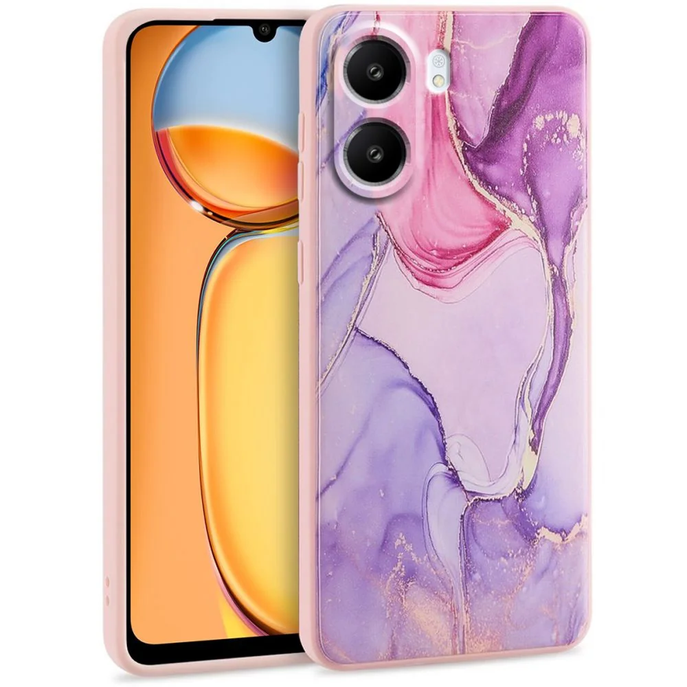 Tech-Protect Mood kryt na Xiaomi Redmi 13C / Poco C65 marble