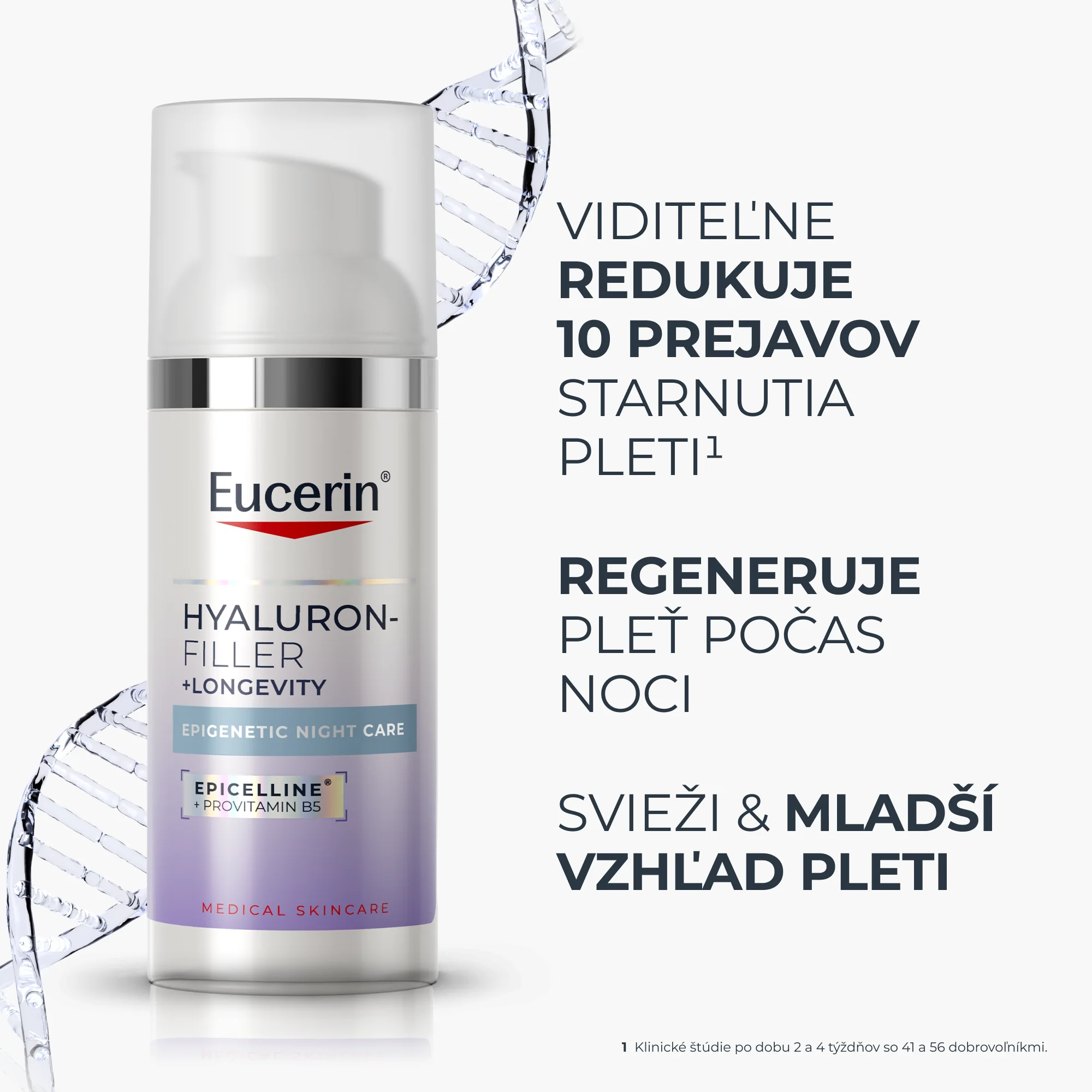 Eucerin HYALURON-FILLER + LONGEVITY EPIGENETIC Nočný krém 50 ml