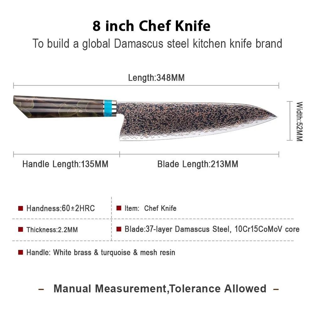 Damaškový kuchynský nôž Zetsu Utility, 1 ks, 270 mm