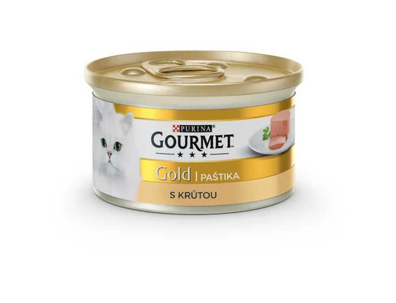 Gourmet Konzerva Gold s Krutou - Paštika 85g 1×85 g