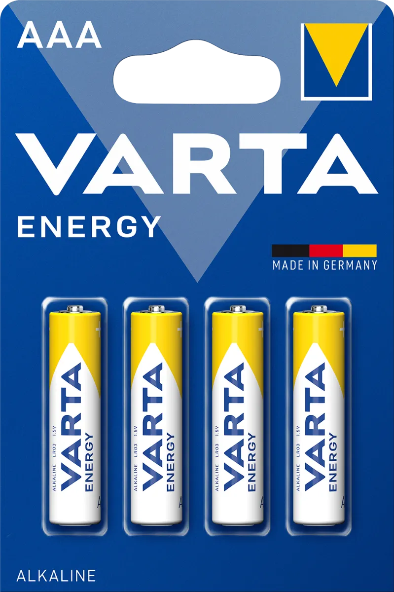 Varta Energy 4 AAA 1×1 ks, alkalické batérie
