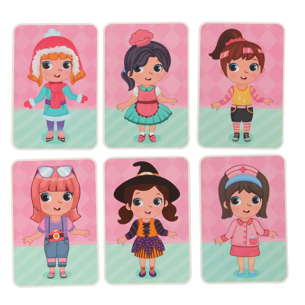 MG Magnetic Book magnetické puzzle, dolls