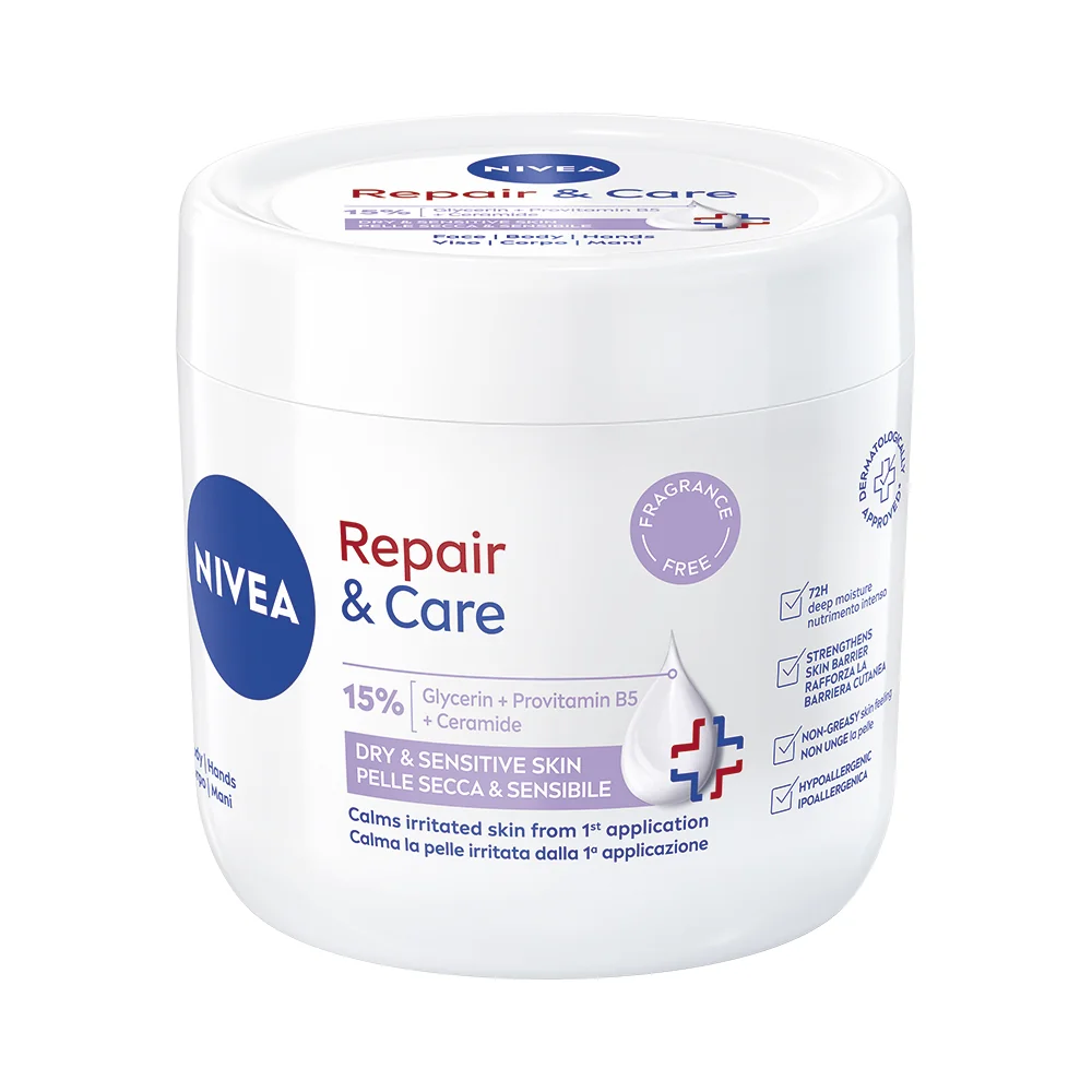 Repair & Care Sensitive Telový krém 400 ml