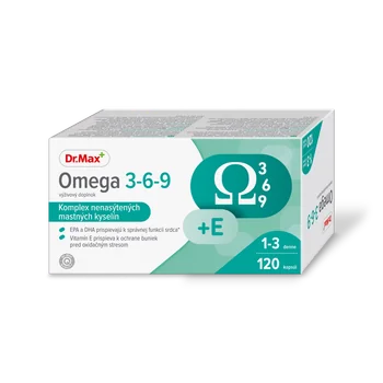 Dr. Max Omega 3-6-9 1×120 cps, výživový doplnok