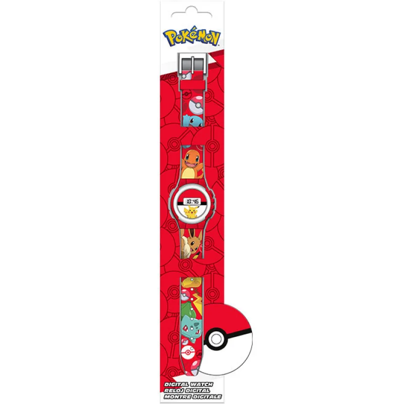 Kids Euroswan Digitálne LED hodinky pre deti s motívom Pokemon