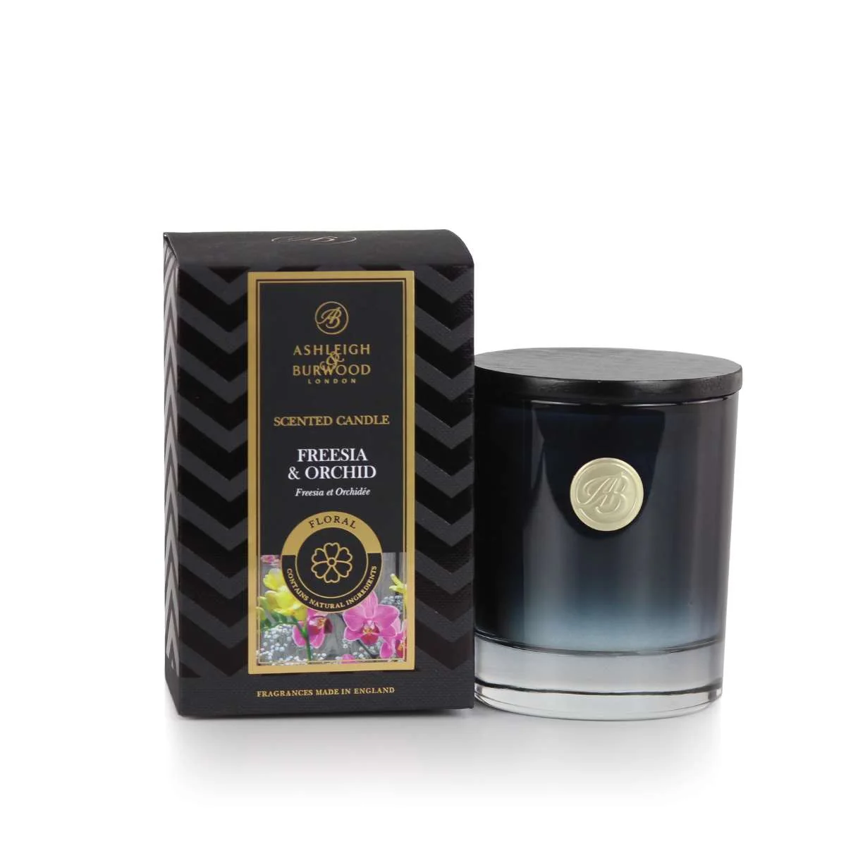 Vonná sviečka SIGNATURE - FRESSIA & ORCHID, 140g