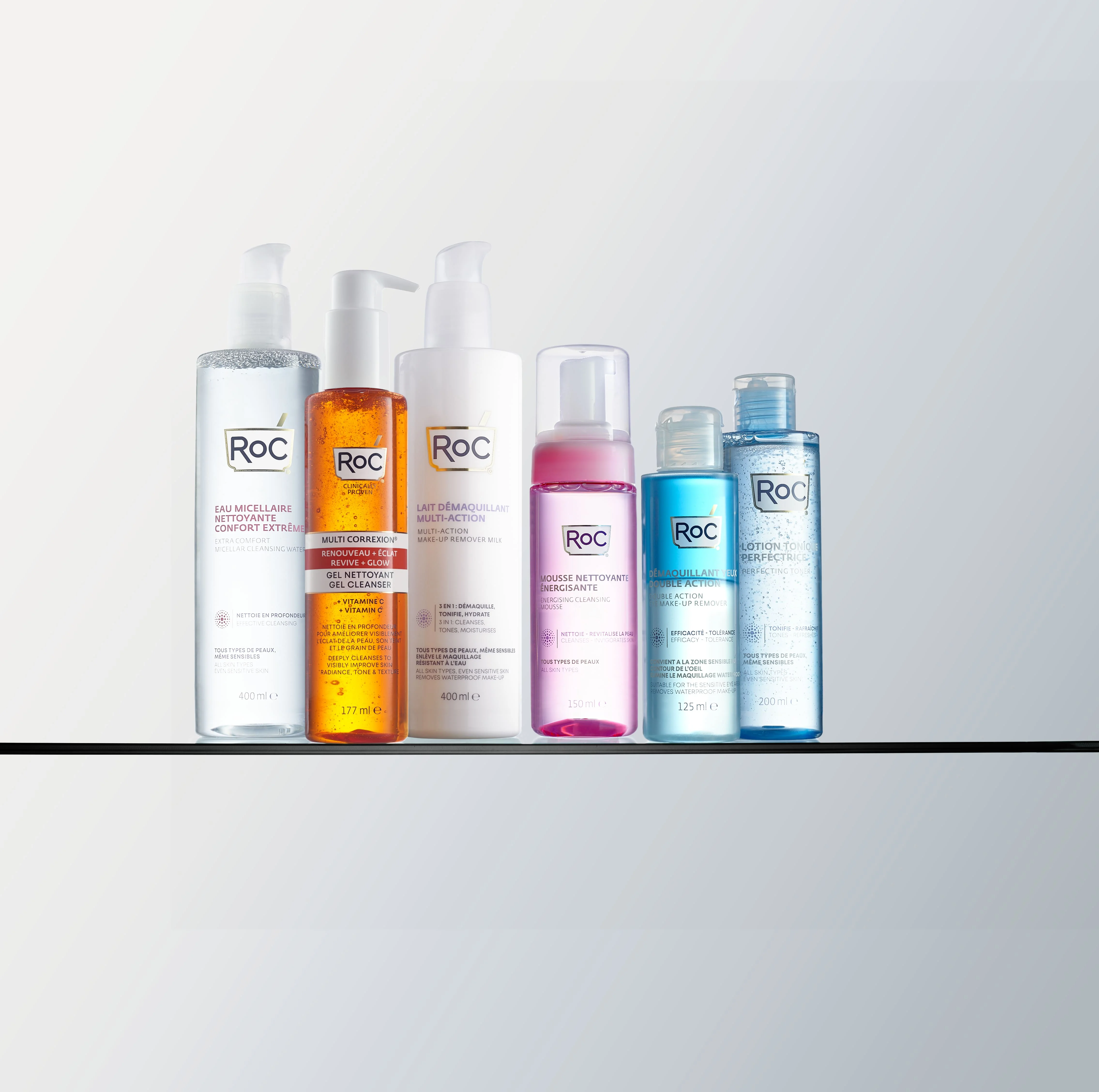 RoC Multi Action odličovacie mlieko, 400 ml 400 ml