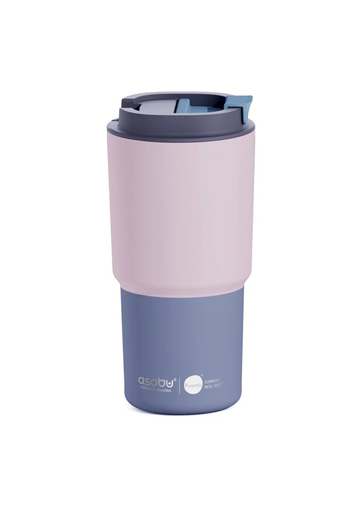 PICK ME UP cestovný termohrnček PASTEL PINK 650ml Cestovný termohrnček