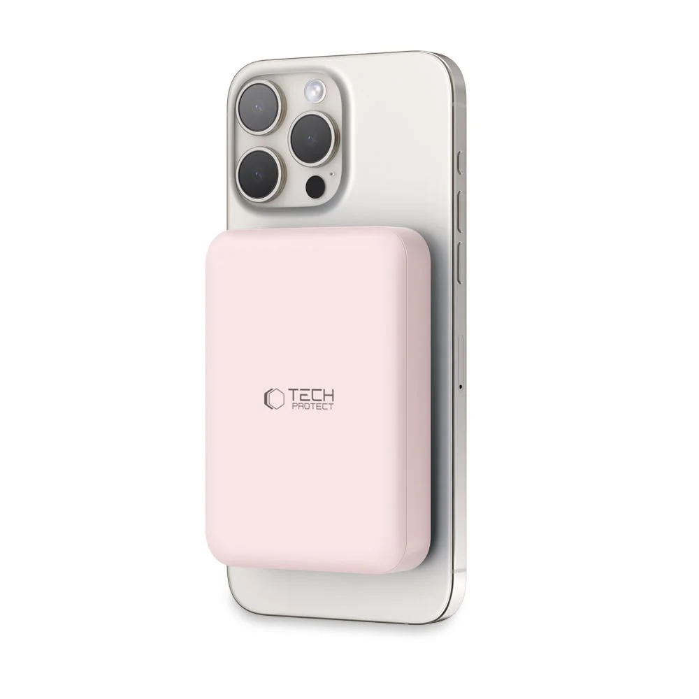 Tech-Protect PB11 LifeMag MagSafe Power Bank 10000mAh, ružové