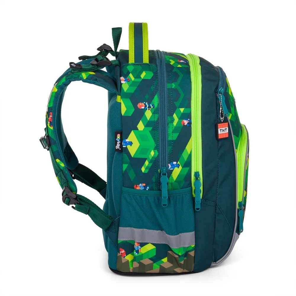 Školský batoh OXY GO Playworld Ergonomický, modrý