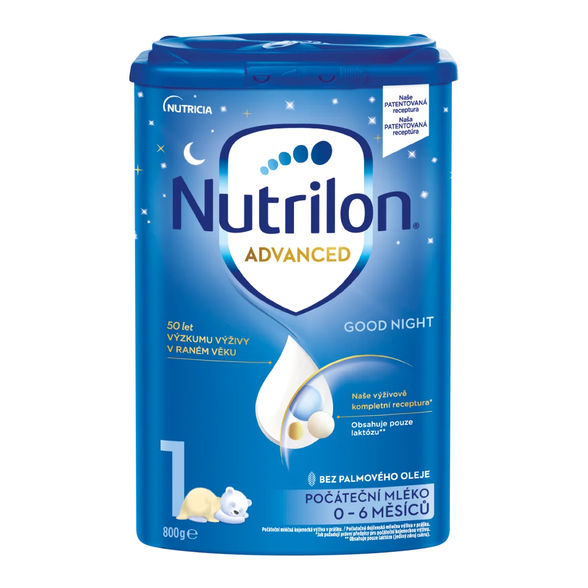 Nutrilon 1 Pronutra Good Sleep 1×800 g, detská výživa, od narodenia