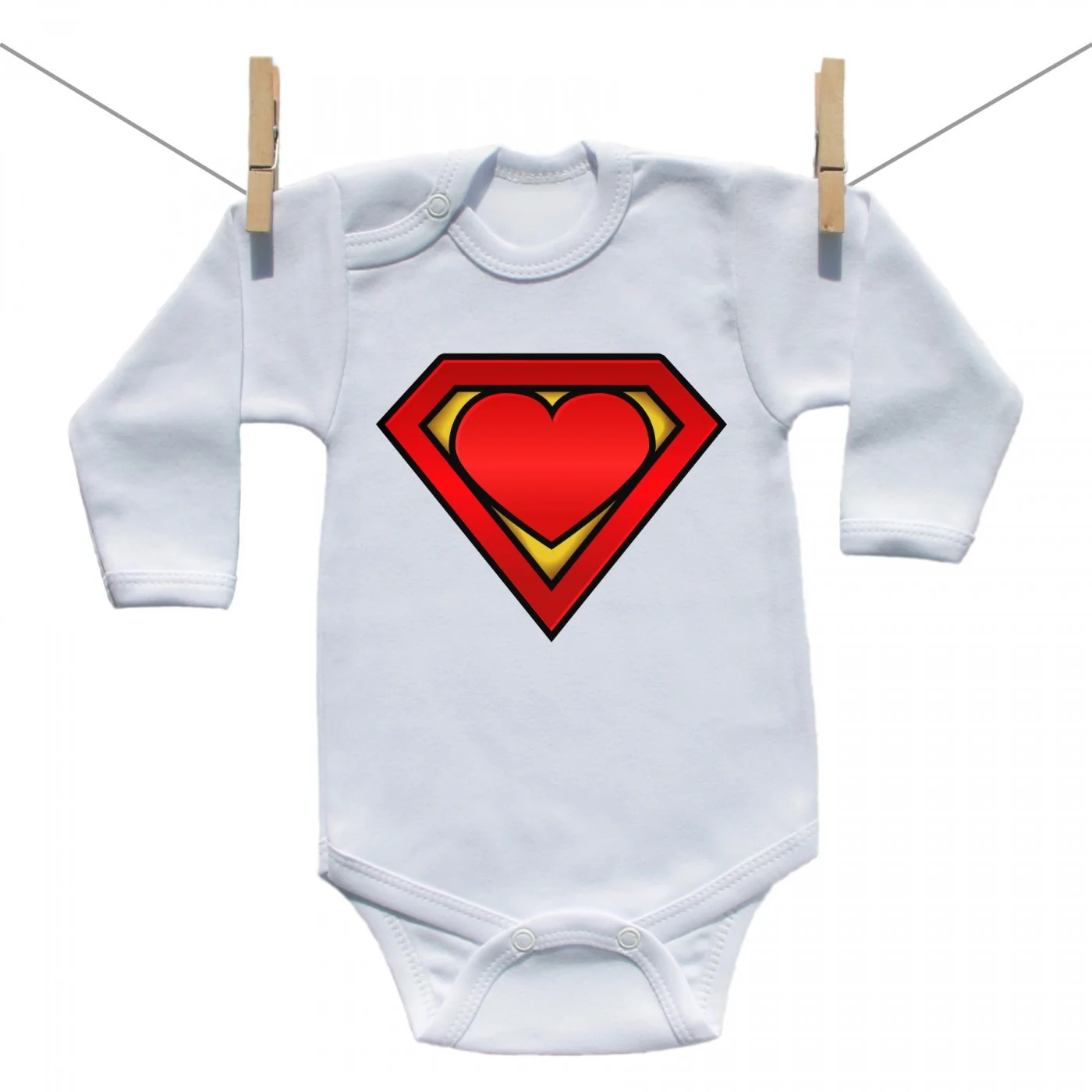 Boodyy Body s dlhým rukávom Super baby Veľkosť: 56