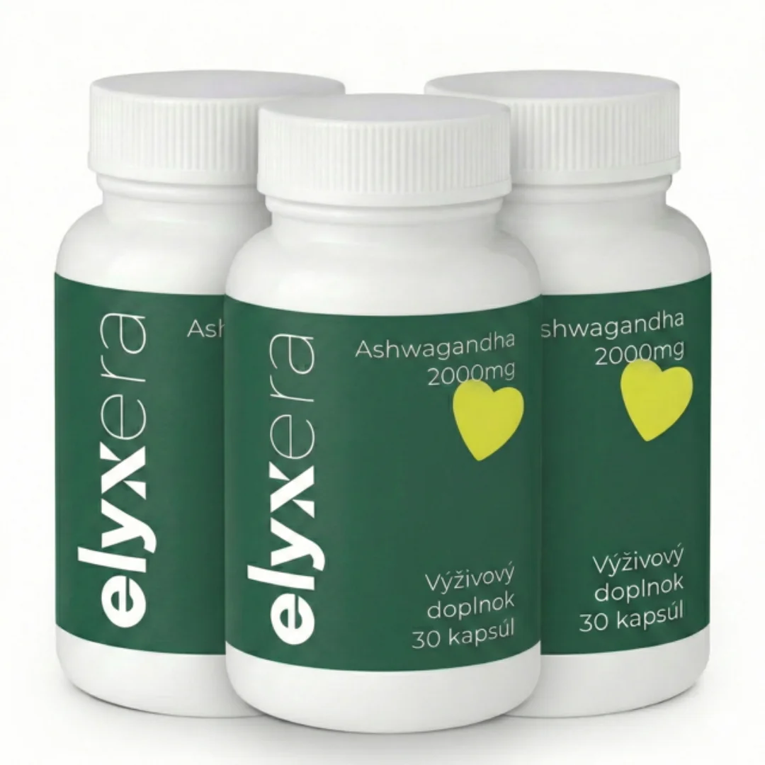 ELYXERA Ashwagandha 2000 mg 90 kapsúl (3-balenie)