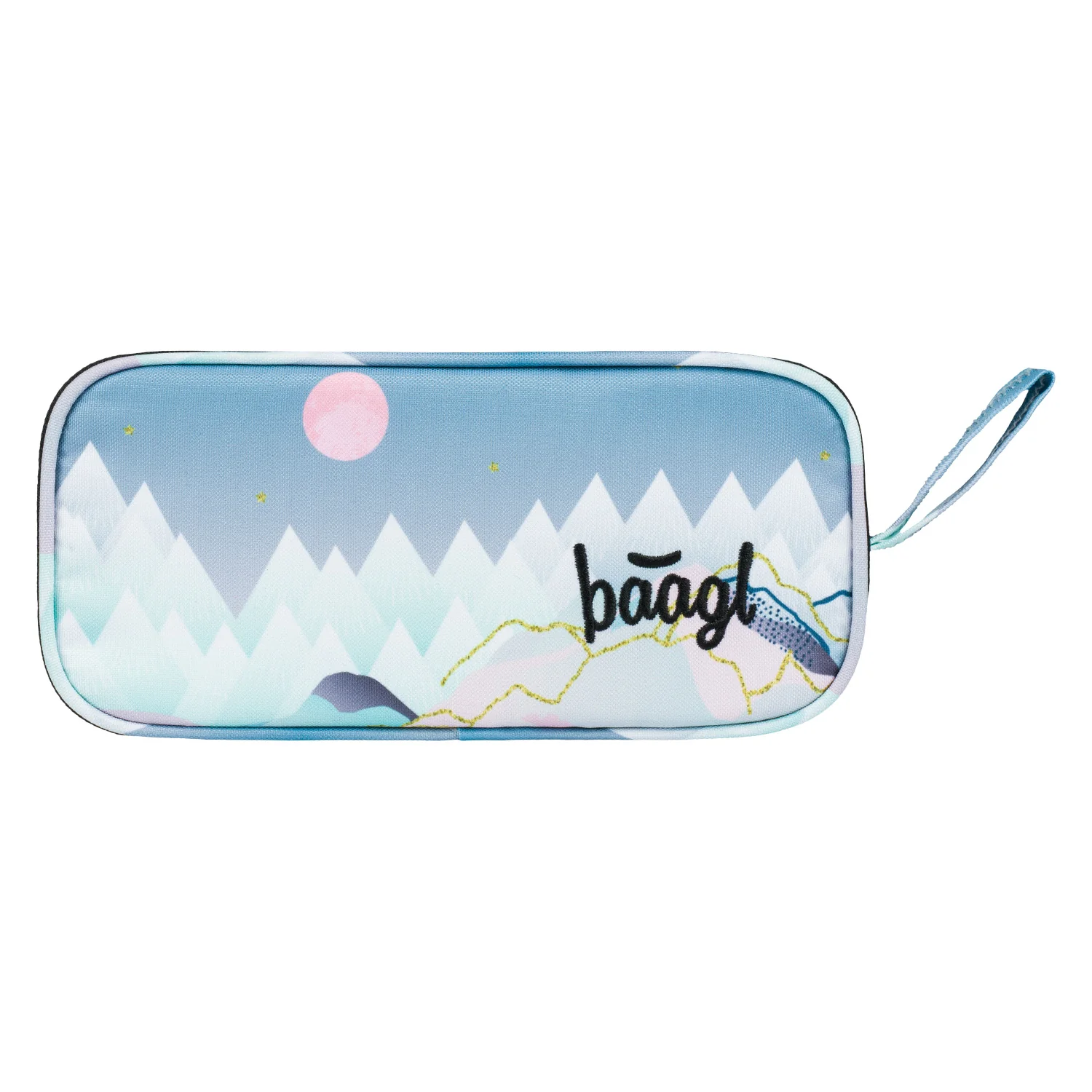 Baagl študentský peračník etui Moon sivá farba