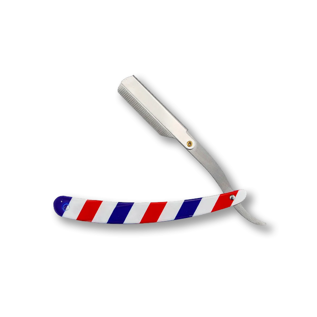 Holiaci strojček Barberpole BIG Shavette s vymeniteľnými čepeľami