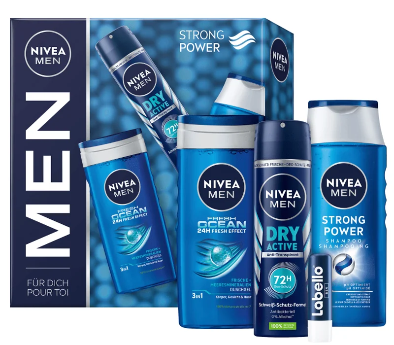 NIVEA darčeková kazeta Strong Power