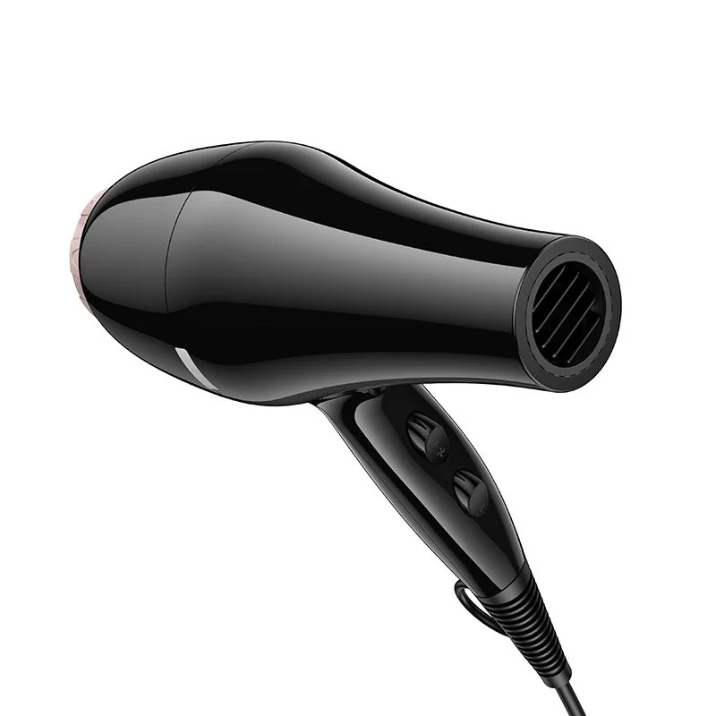 Fén na vlasy s 2 nadstavcami, čierny