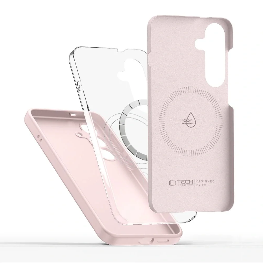 Tech-Protect Liquid Silicone MagSafe kryt na iPhone 16e, ružový