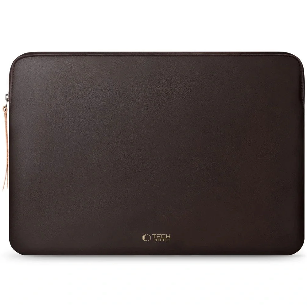 Tech-Protect Fleece obal na notebook 13-14'', tmavohnedý