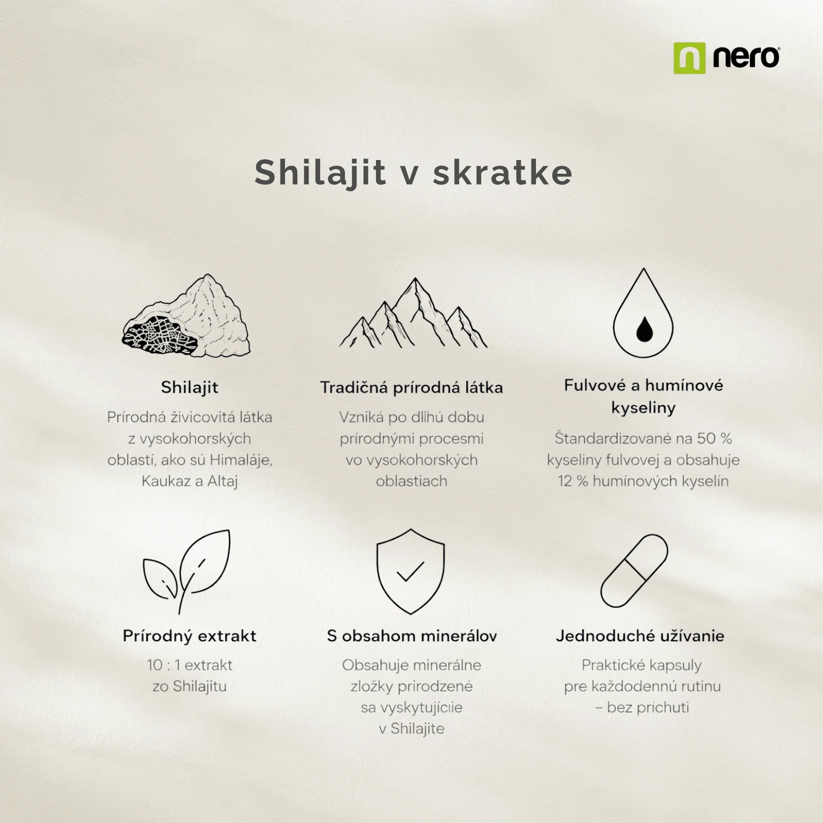 Shilajit Mumio 1300 mg 180 kapsúl