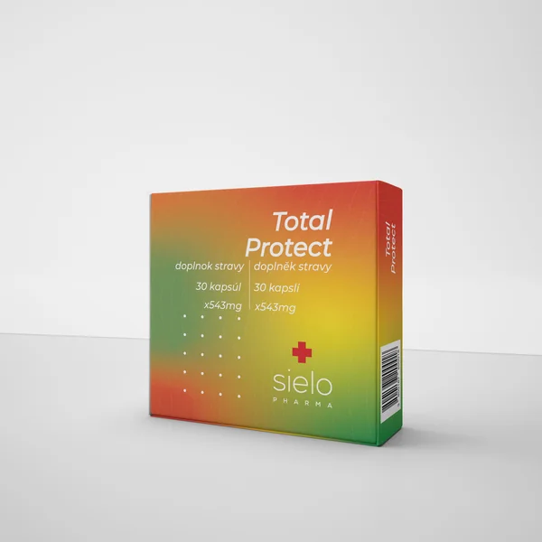 SIELO Total protect ( vit.C 500mg, Zinok 31,15mg, Selenium 50mcg, vit.D3 200IU) 1×30 tbl, výživový doplnok