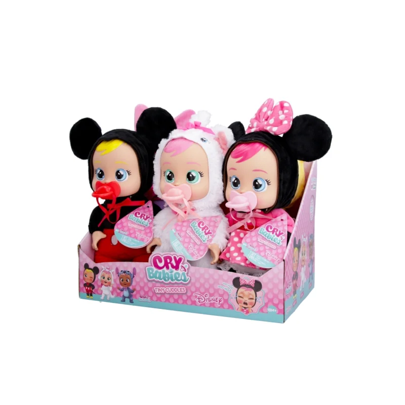 IMC Toys Cry Babies Tiny Cuddles Disney – plyšová bábika (6 druhov)