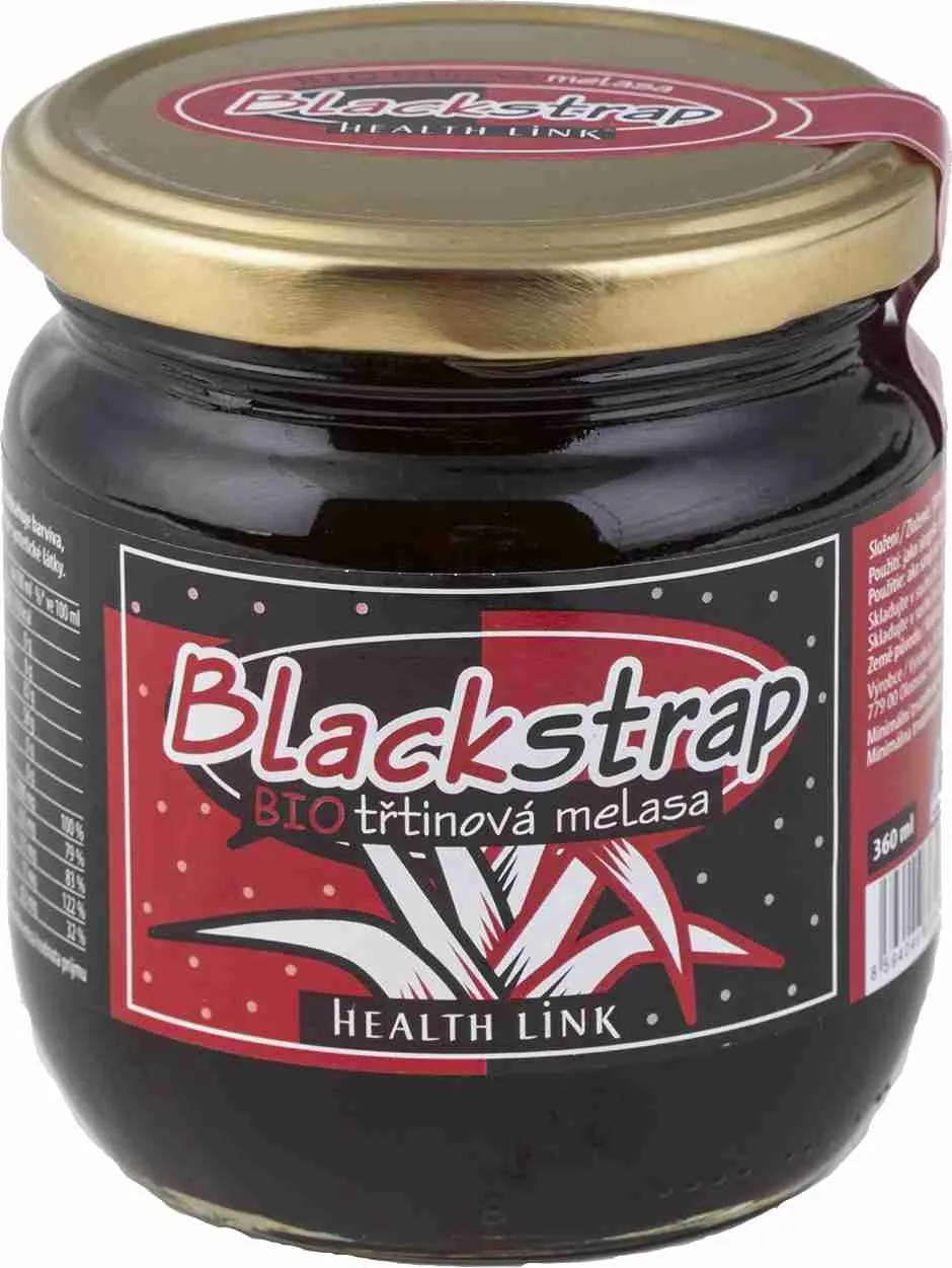 Health Link TRSTINOVÁ MELASA BIO - Blackstrap 1×360 ml, prírodné dochucovadlo
