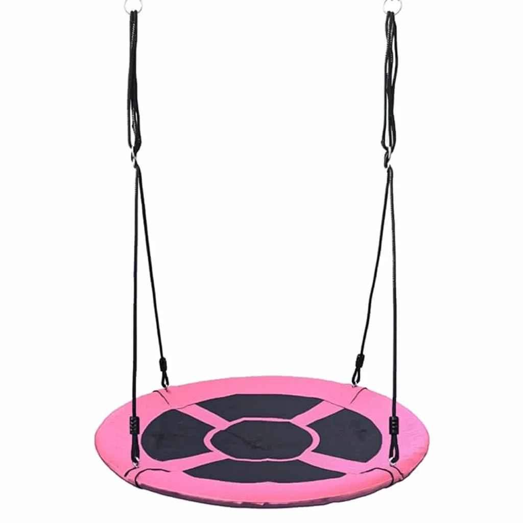 Hojdací kruh bocianie hniezdo 100 cm Baby Mix ružový , 20C58229