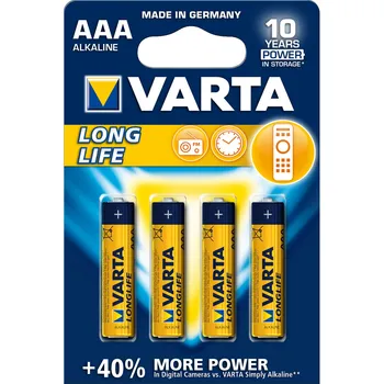VARTA Longlife AAA/4 LR03 1×4 ks, batérie