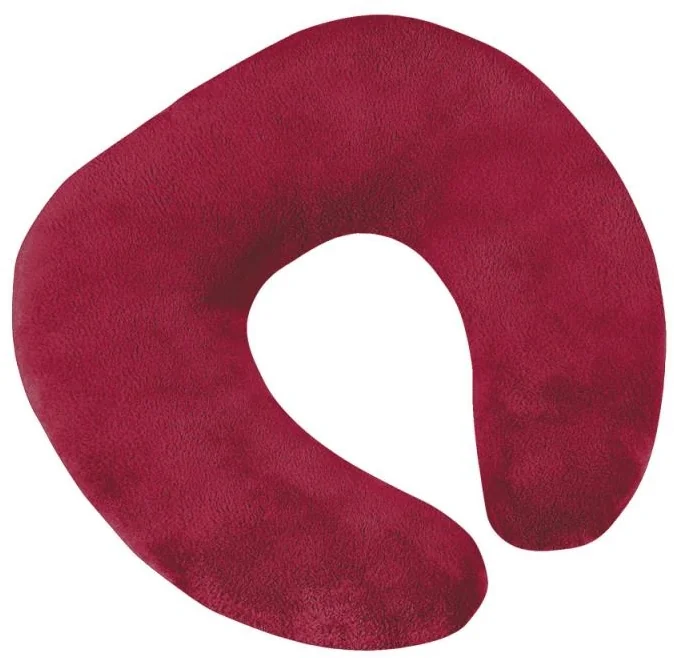 Cestovný vankúš podkova KORALL 24/020 cca 30x35 vínová 1×1 ks, cestovný vankúš