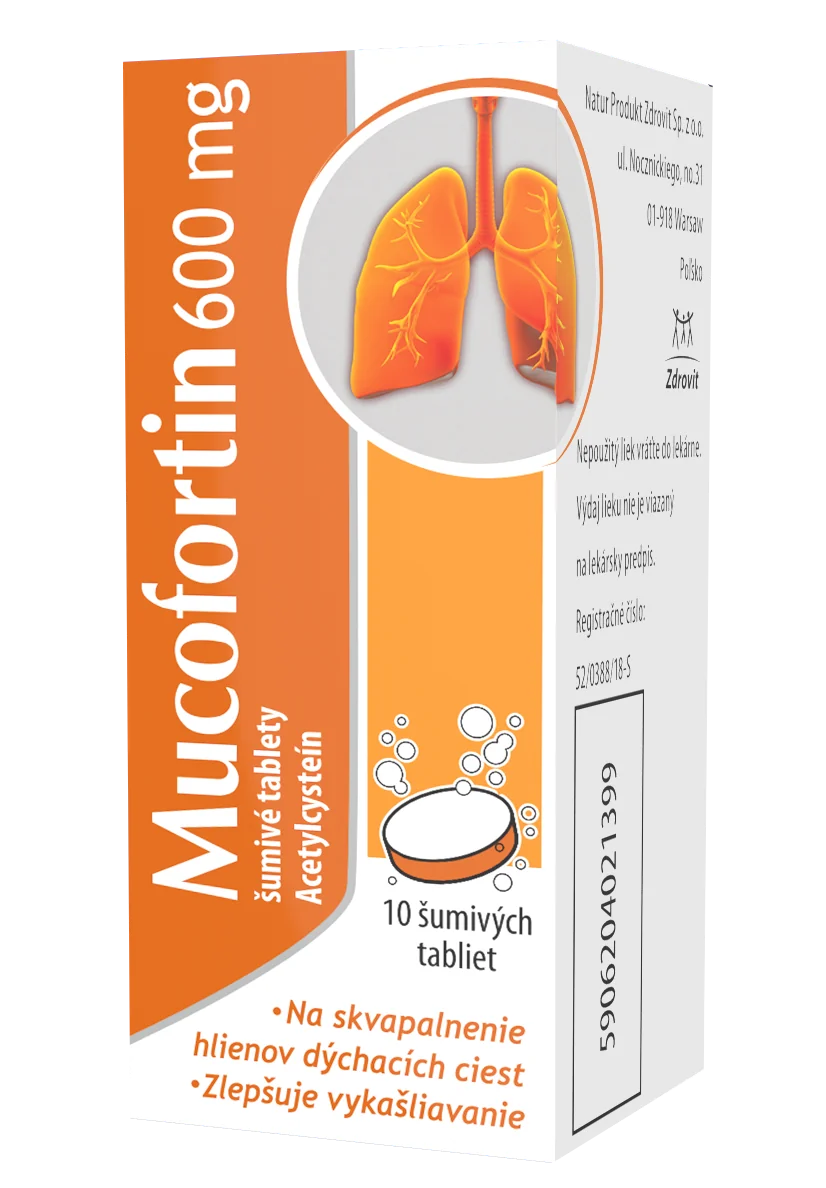 Mucofortin 600 mg 1×10 tbl