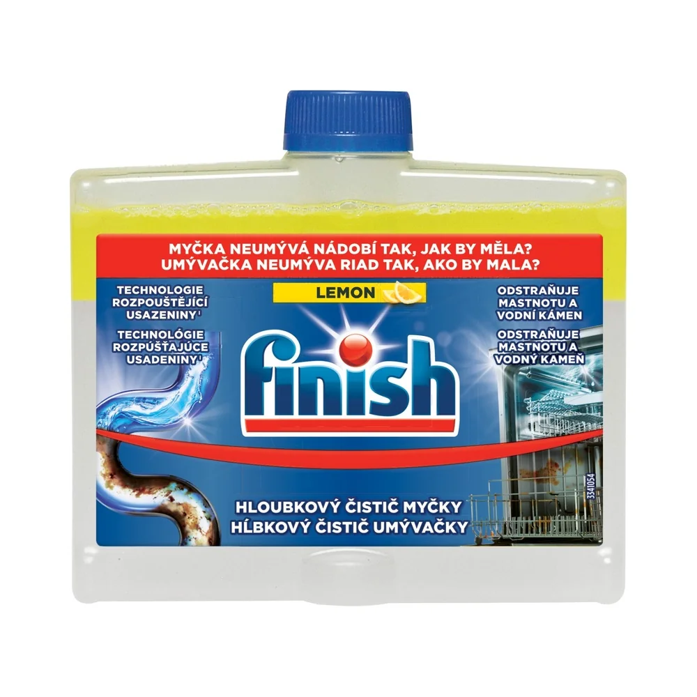 Finish Čistič umývačky Lemon Sparkle 250 ml