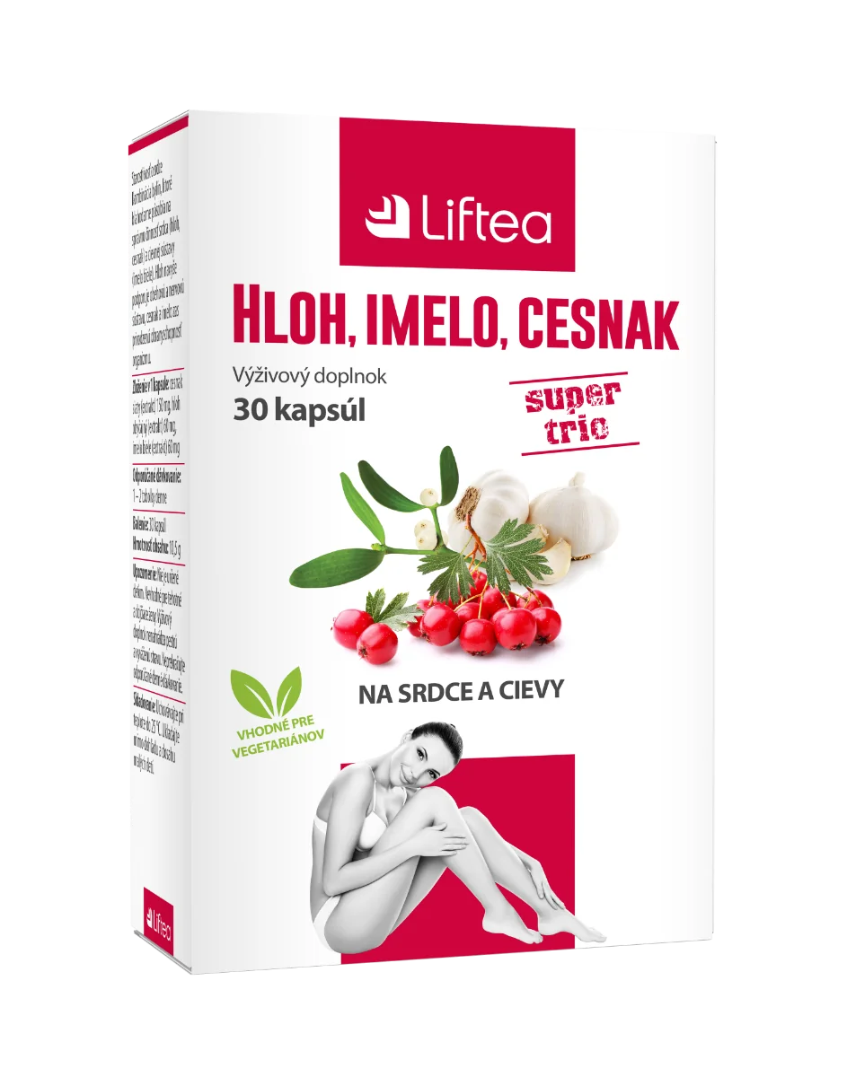 LIFTEA Hloh, imelo, cesnak 1×30 cps, výživový doplnok