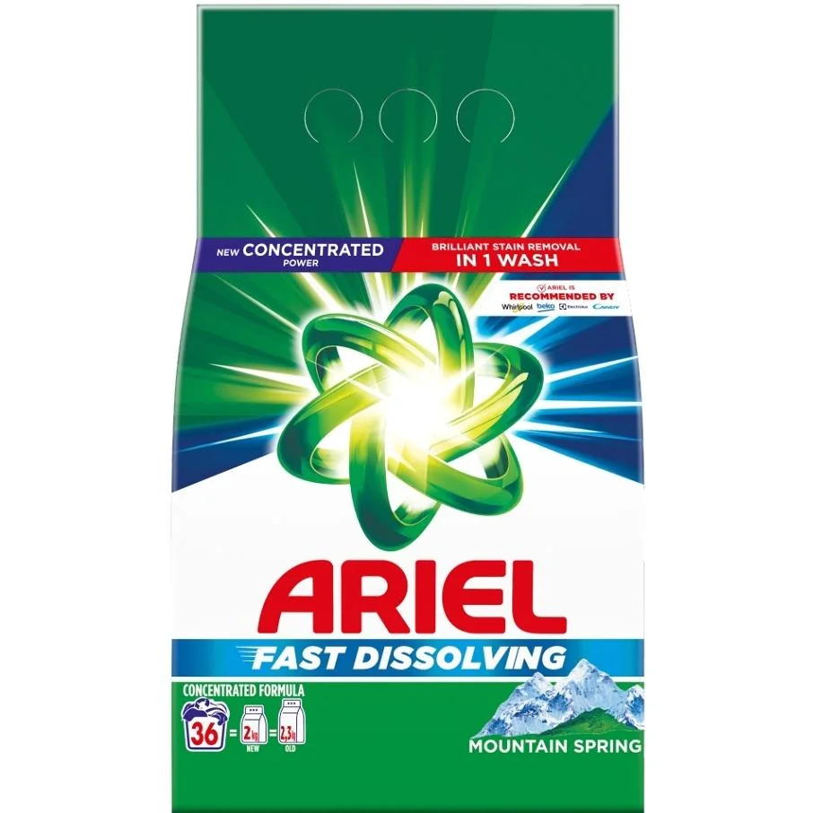 ARIEL prací prášok 1,98kg / 36 praní Mountain Spring