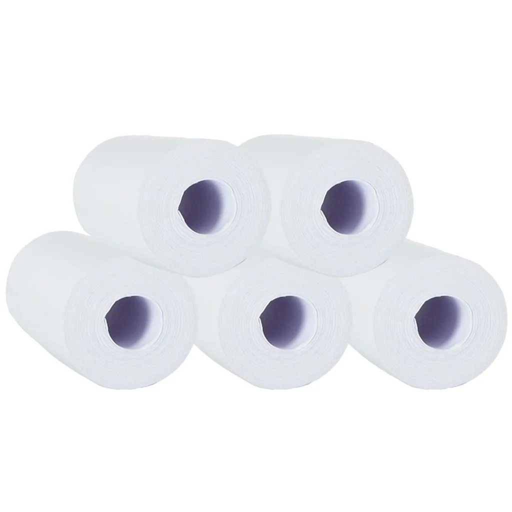 Termo rolky 57 mm × 4,5 m – 5 ks pre mini tlačiareň