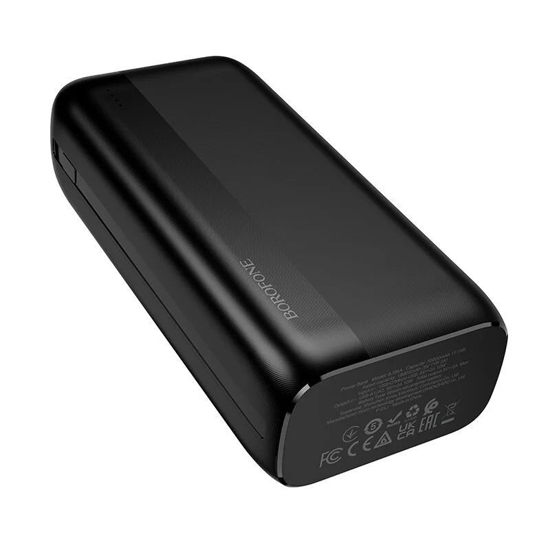 Borofone BJ86A Power Bank 30000mAh 2x USB 10W, čierny