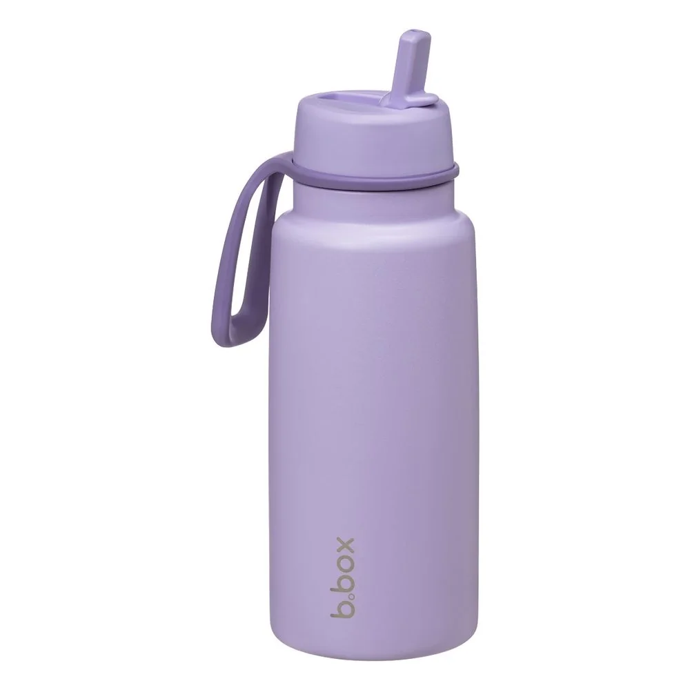 Nerezová termofľaša so slamkou 1 l lilac love
